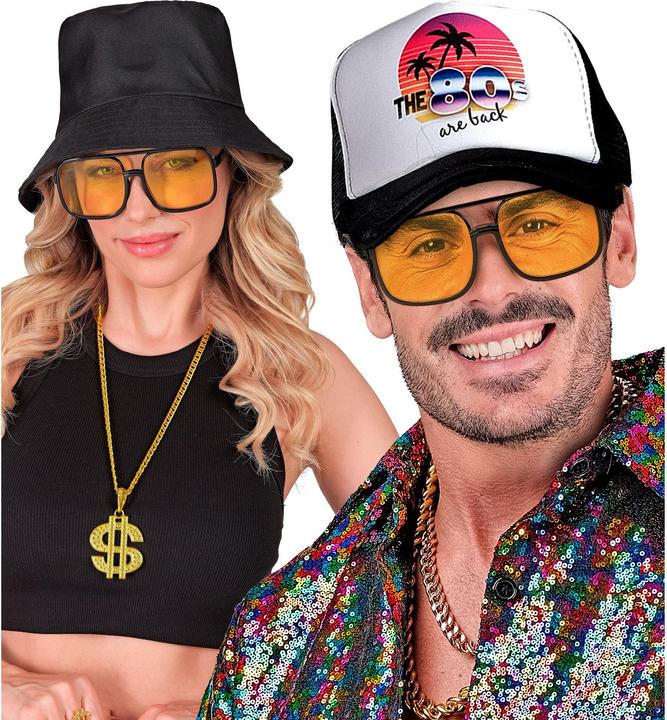 Image du produit Widmann 80er Retro Brille mit en Gläsern