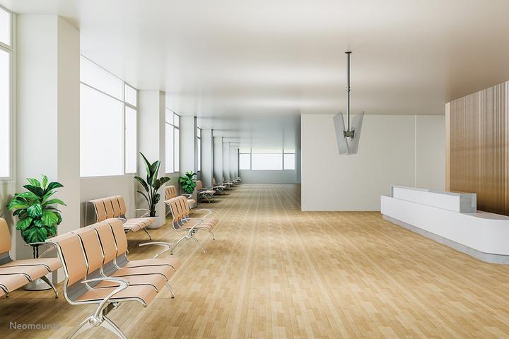 Actual product image Neomounts CL35-340BL22 (Ceiling, 42", 45 kg)