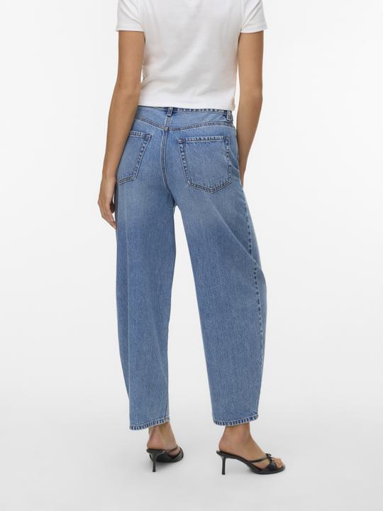 Actual product image Vero Moda VMBILLIE Hohe Taille Barrel Fit Jeans Mom Jeans (W29/L34)