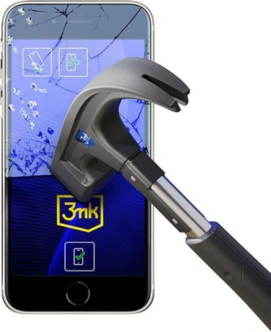 Productafbeelding 3MK hybride glas Flexibel 2.5D voor iPhone SE 2020 / SE 2022 (1 Pcs., Apple iPhone 7, Apple iPhone 8)