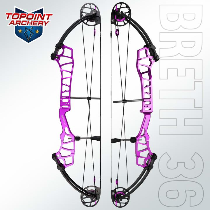 Image du produit Topoint Archery Breth 36 XL 30-40 lbs 26-30" RH Anodized Purple