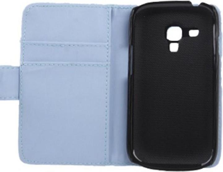 Produktbild König Design Handytasche Flip Strass für Handy Samsung Galaxy S3 mini (Samsung Galaxy S3 Mini)
