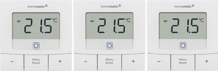 Actual product image Homematic IP Set of 3 basic wall thermostat