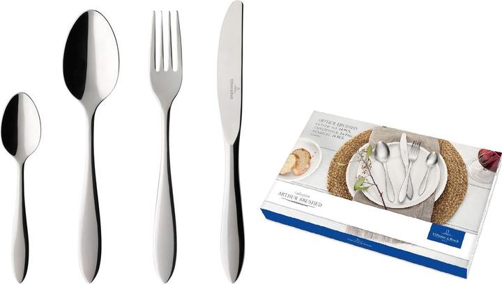 Actual product image Villeroy & Boch Table cutlery 24pcs Arthur brushed (24 Piece, Cutlery set)