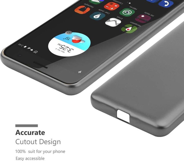 Productafbeelding Cadorabo TPU Matte Metallic hoes (ZTE Blade V7)