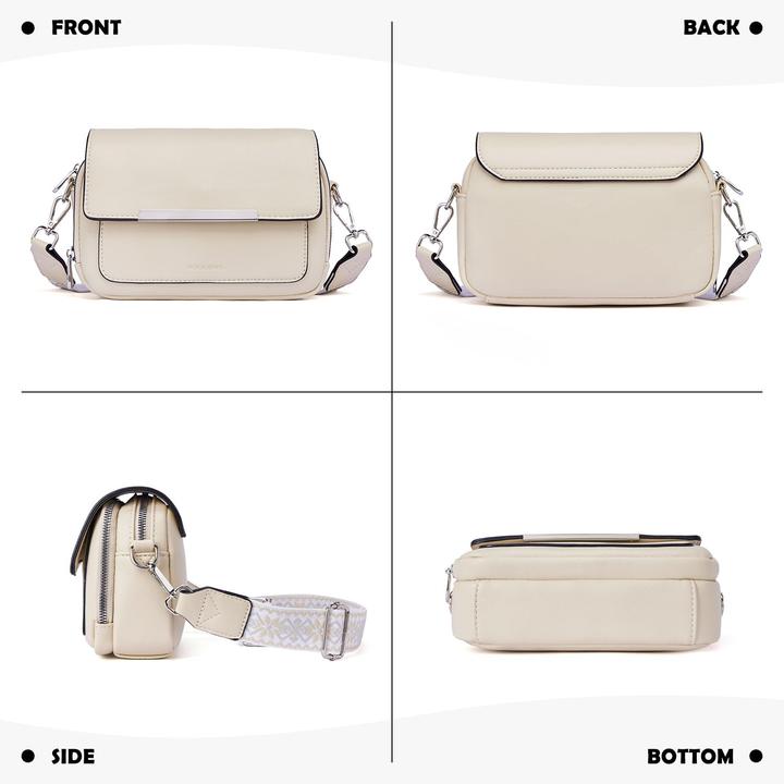 Produktbild Only-Bags.Store Handy Umhängetasche, Vegan Leder Crossbody Bag Umhängetasche mit verstellbarem abnehmbarem breitem