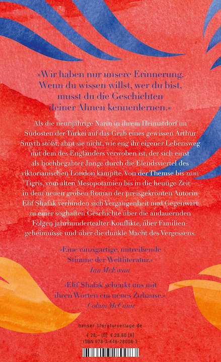 Produktbild Am Himmel die Flüsse (Deutsch, Elif Shafak, 2024)