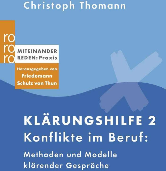Actual product image Klärungshilfe (Band 2): Konflikte im Beruf (German, Christopher Thomann, 2004)