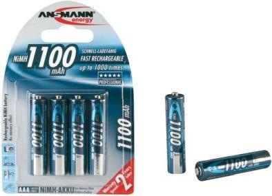 Actual product image Ansmann Type 1100 (4 pcs., AAA, 1050 mAh)