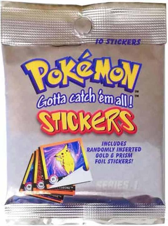 Produktbild Pokémon Artbox 1999 Sticker Series 1 (Englisch, Booster Pack)