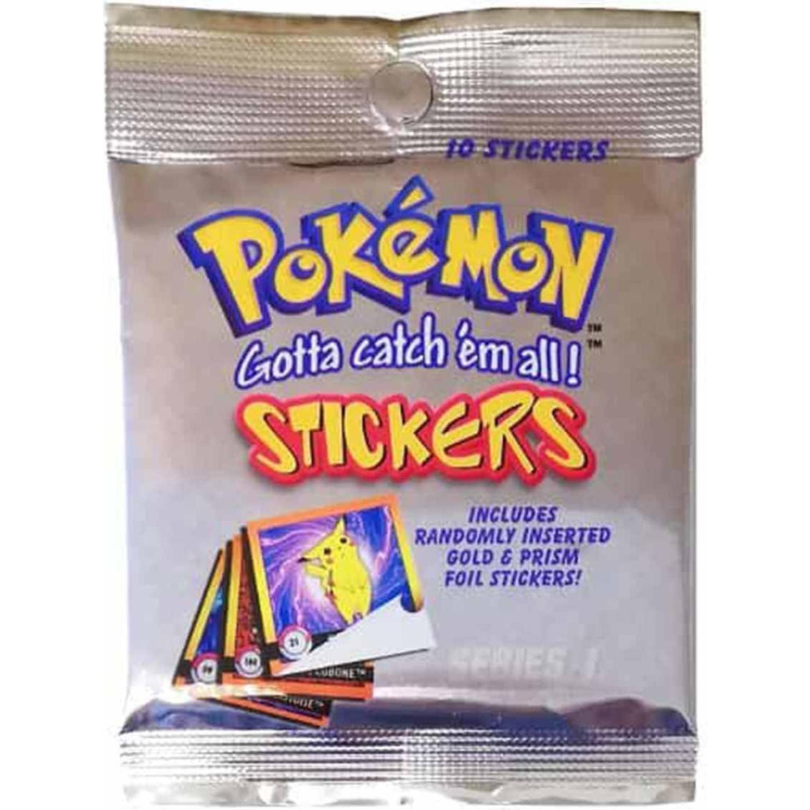 Pokémon Artbox 1999 Sticker Series 1 (Inglese, Pacchetto Booster)