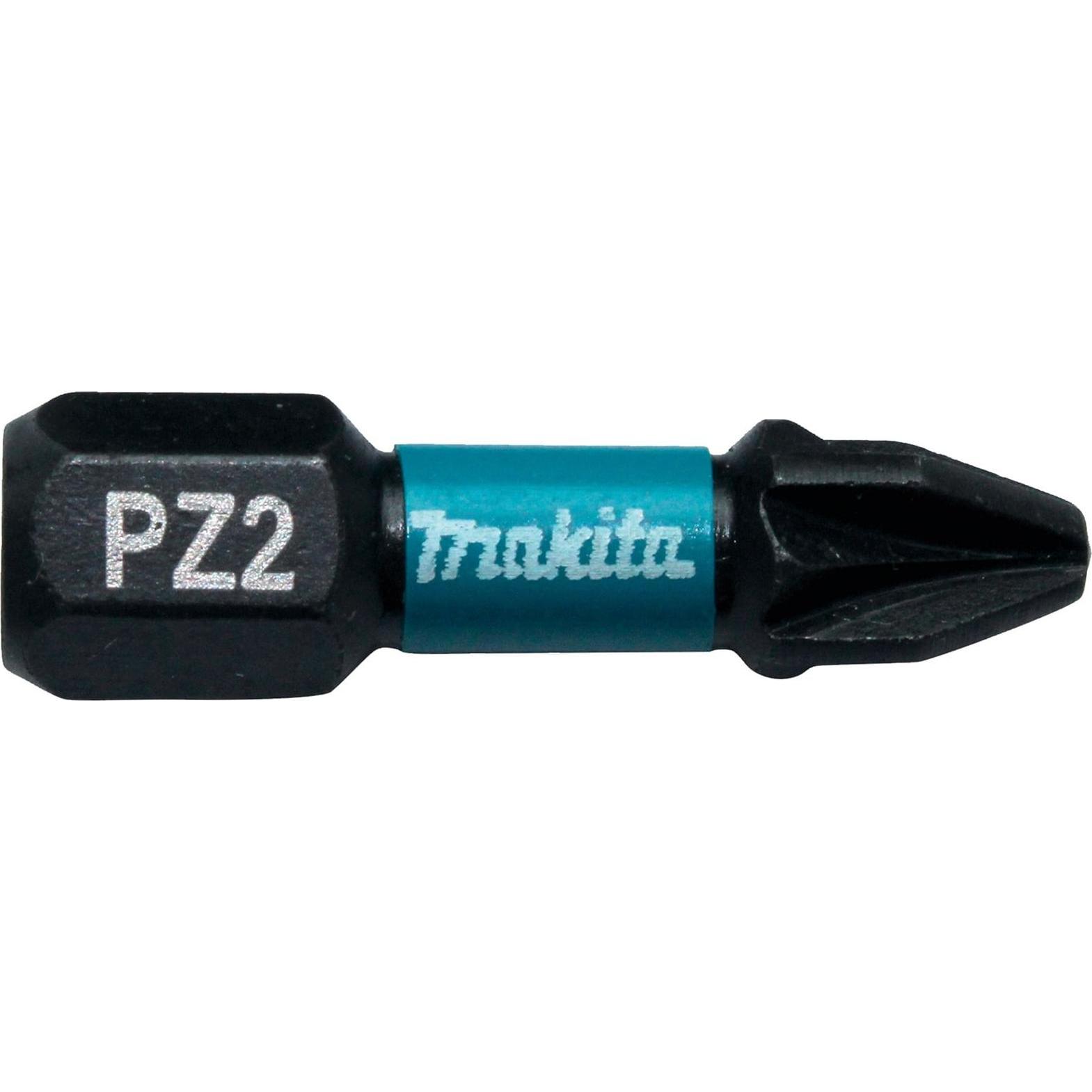 Makita, Chiave a bussola, PZ bit 2 lunghezza 25 mm, 2 pezzi (Croce Pozidriv PZ)