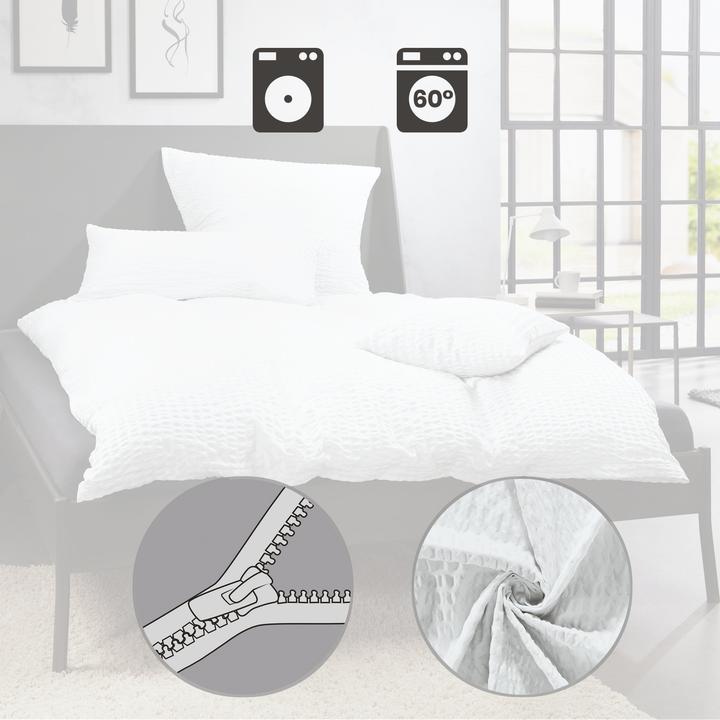 Image du produit Redbest Detroit (Set de linge de lit, 80 x 80 cm, 135 x 200 cm)