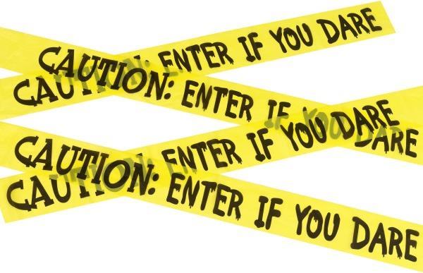 Produktbild Smiffys Caution Enter If You Dare