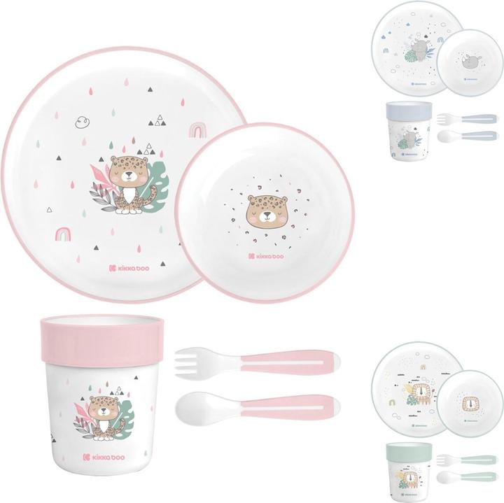 Actual product image Kikkaboo Savanna 5-piece tableware set