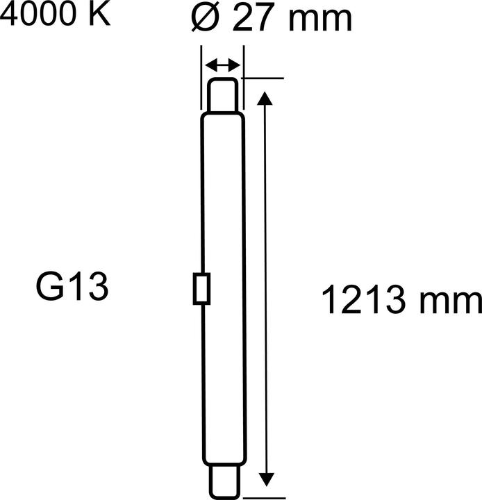 Produktbild Paulmann T8 Röhre EVG G13 (G13, 22 W, 2750 lm, 1 x, E)