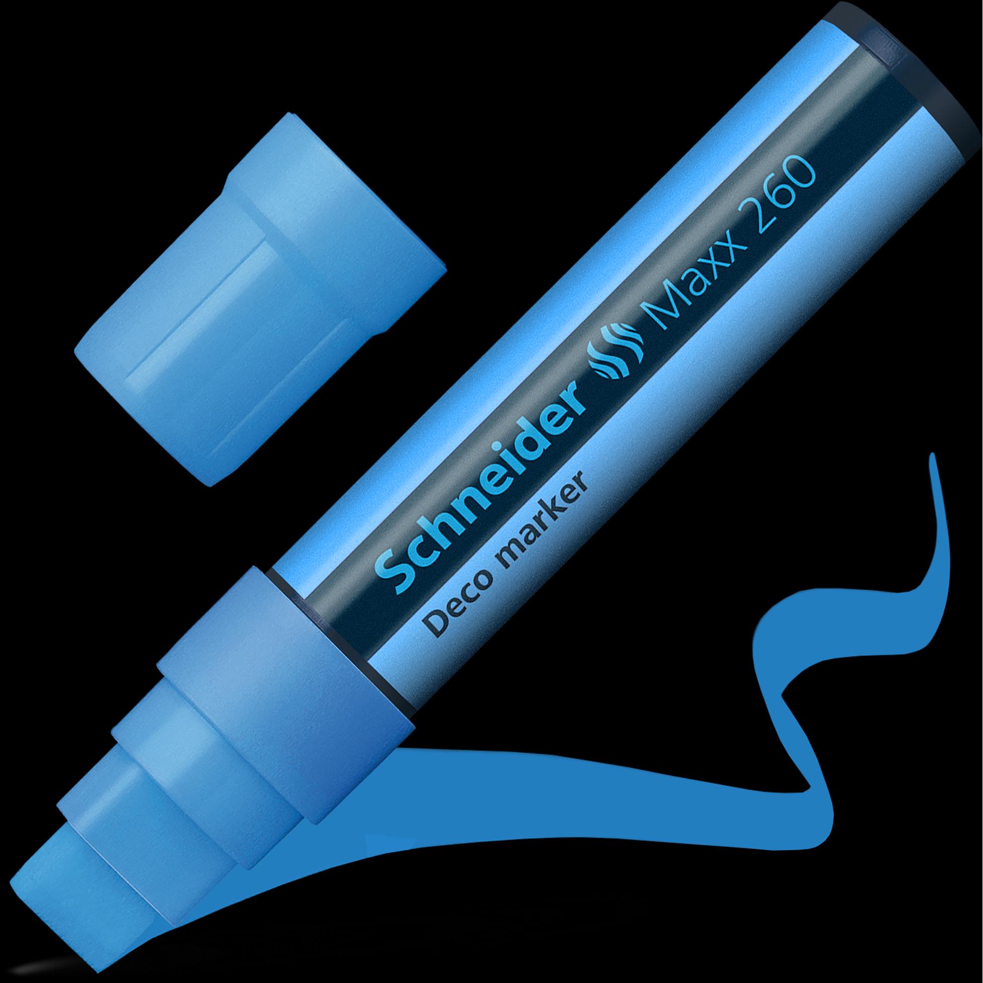 Thumbnail - Schneider, Marker, Maxx 260 Kreidestift (e) (Blau, 15 mm, 5 x)