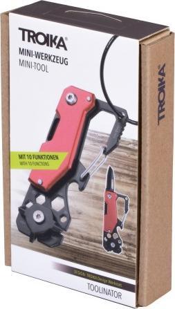 Actual product image Troika Pocket knife Toolinator 10 functions Red / Black (0.35 cm)