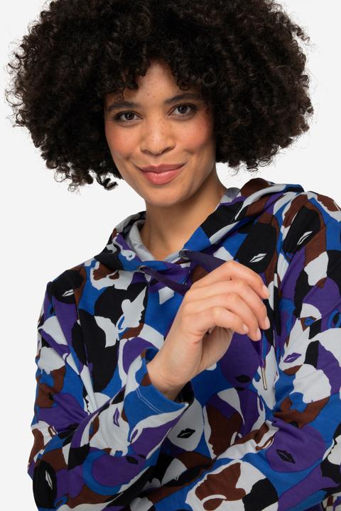 Image du produit Angel of Style Sweat-shirt à capuche et manches longues, avec imprimé visages (52)