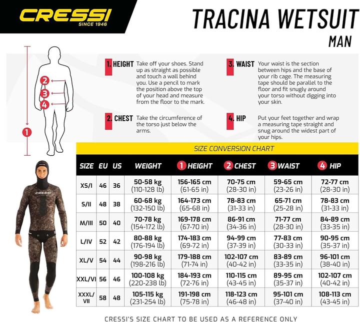Produktbild Cressi Tracina (7 mm, XXL)