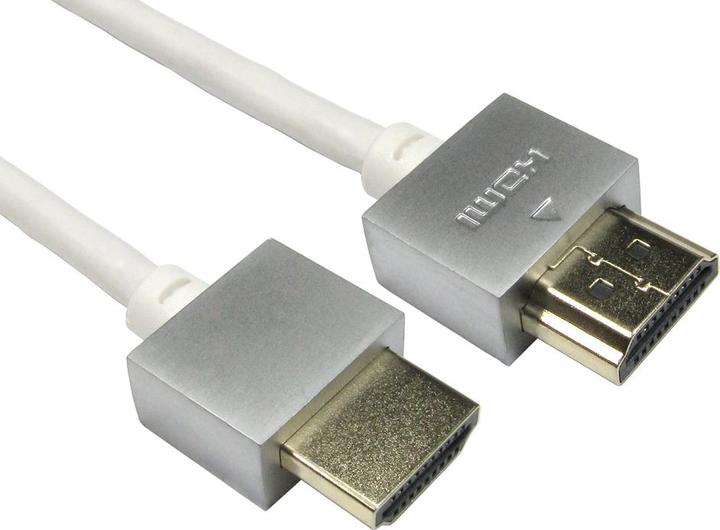 Cables Direct CDL 1m Super Slim HDMI cable White