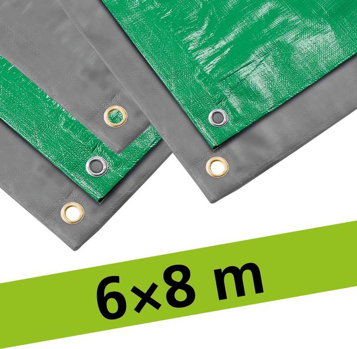 Actual product image Keller Fahnen Allzweckblachen 6x8 m green 2.0 200 g/m2 (8 x 6 m)