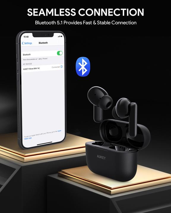 Produktbild Aukey EP-M1NC (ANC, 6 h, Kabellos)
