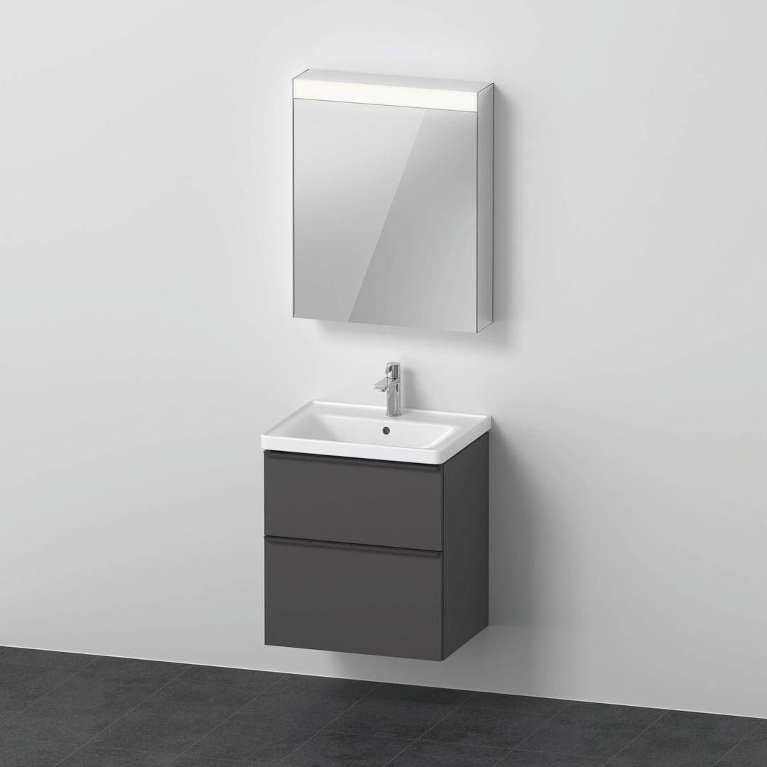 Duravit, Set mobili da bagno, D-Neo Ensemble de meubles, lavabo pour meuble avec meuble sous-vasque suspendu et armoire de