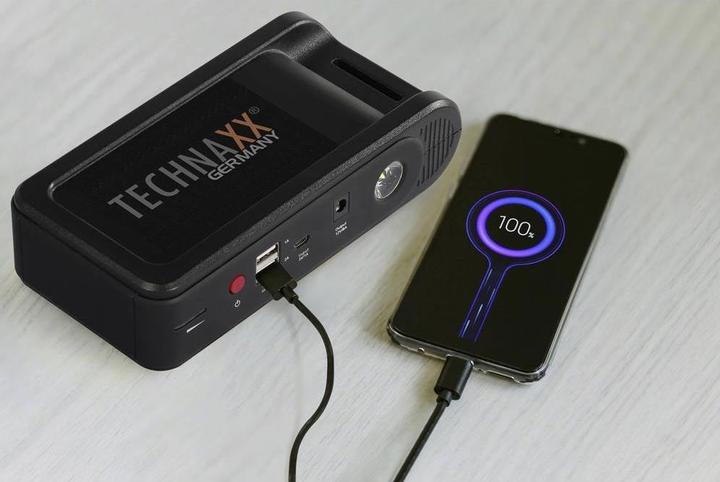 Productafbeelding Technaxx JUMP STARTER POWERBANK TX-218 (12000 mAh, 100 W, 39.60 Wh)