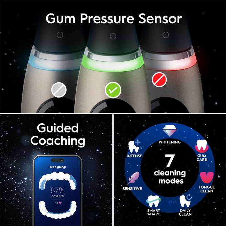 Produktbild Oral-B iO Series 10 Lunar Gold Special Edition Elektrische Zahnbürste (Oszillierende Zahnbürste)