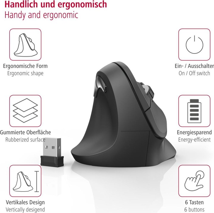 Produktbild Hama EMW-500ML (Kabellos)