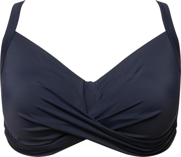 Immagine prodotto Ulla Popken Top del bikini con drappeggio, coppe morbide e spalline regolabili (58)