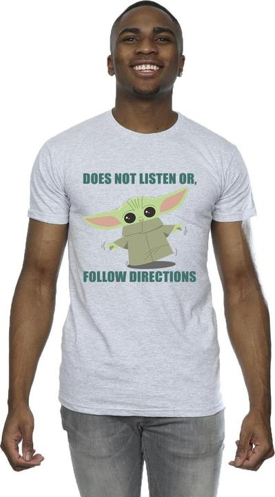 Produktbild Star Wars The Mandalorian Grogu Does Not Listen TShirt (4XL)