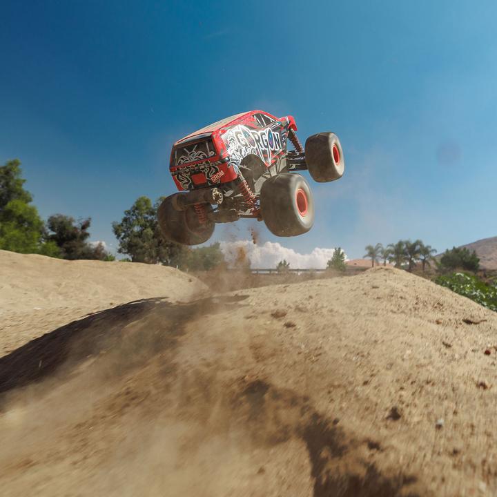 Actual product image Arrma Monster Truck Gorgon Grom Brushed 4x4 RTR 1:16 Rot (RTR Ready-to-Run)