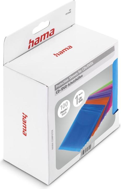Productafbeelding Hama CD/DVD-hoesjes 100, gekleurd