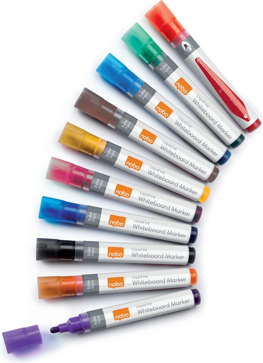 Image du produit Nobo N-marqueur Viscom 3mm 1915381 ass. 10 pièces (Multicolore, 3 mm, 10 x)