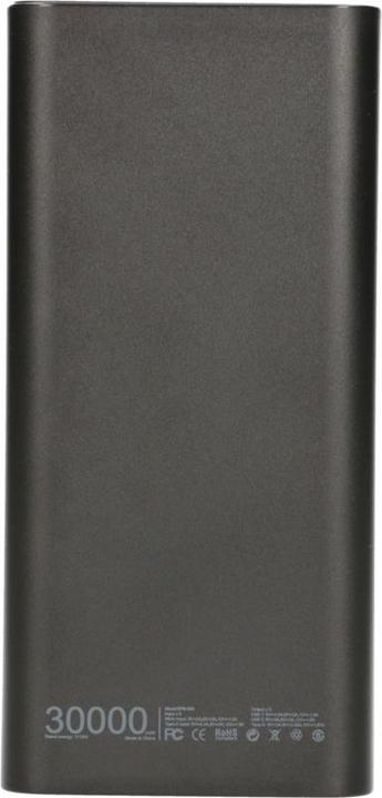 Extralink EX.19515 power bank Lithium Polymer (LiPo) Black (30000 mAh, 22.50 W, 111 Wh)