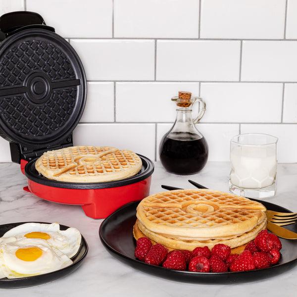 Actual product image Uncanny Brands Pokemon Waffle Maker Pokeball