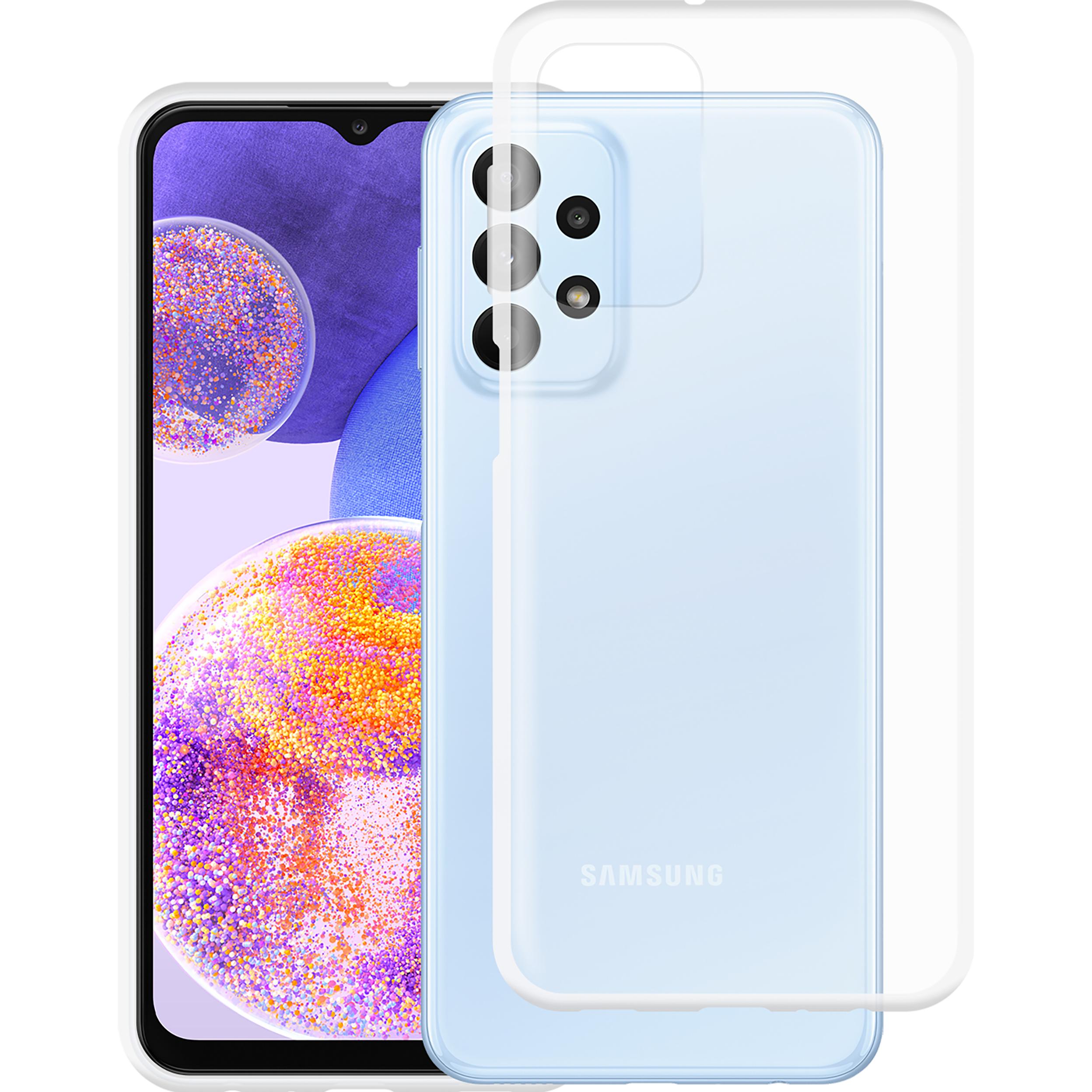 Thumbnail - Cazy Handykette Hülle Kompatibel mit Samsung Galaxy A23 - Silikon Handyhülle mit Band Necklace Hülle -, Handykette, Tran...