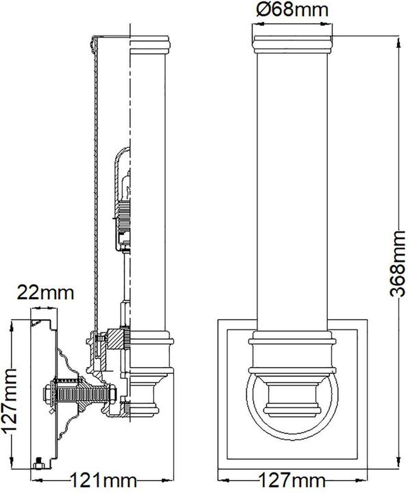 Produktbild Elstead Lighting Payne LED Wandleuchte G9 37cm Poliertes Chrom IP44 (320 lm, G9)
