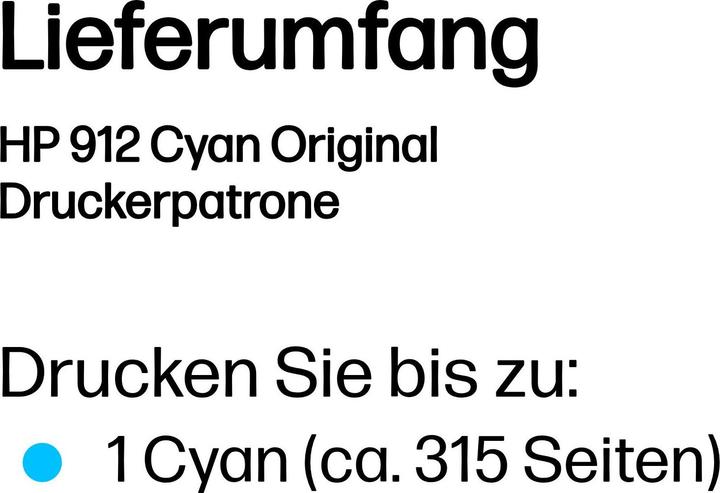 Image du produit HP 912 (C)