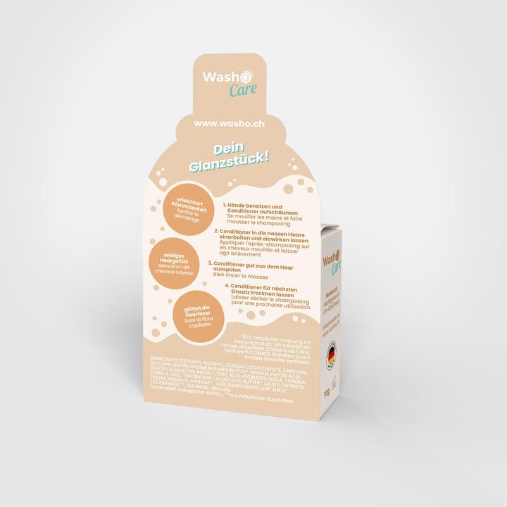 Actual product image Washo Solid conditioner