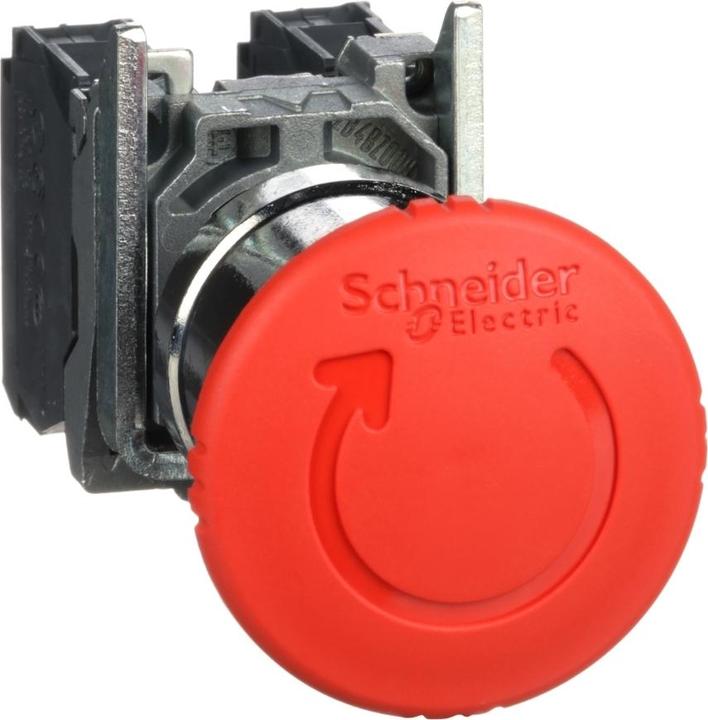 Image du produit Schneider Electric Déverrouillage par rotation Arrêt d'urgence N/O-N/C