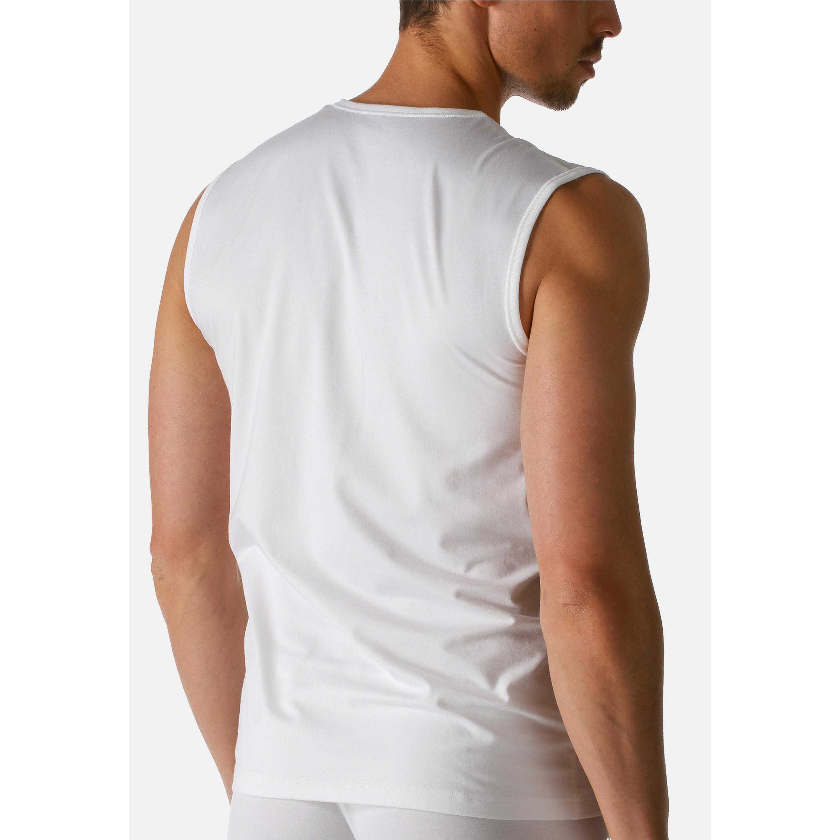 Thumbnail - Mey, Herren, Shirt, 2er Pack Dry Cotton Muskel Shirt - Unterhemd, Weiss, (XL)