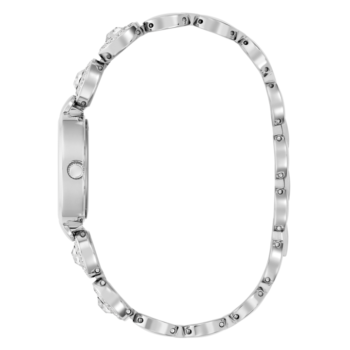 Immagine prodotto Guess P SLV CS / SUN SLV DL / P SLV BRCT W/ CRYS W/ ADJT G LINKS Orologio da polso (26 mm)