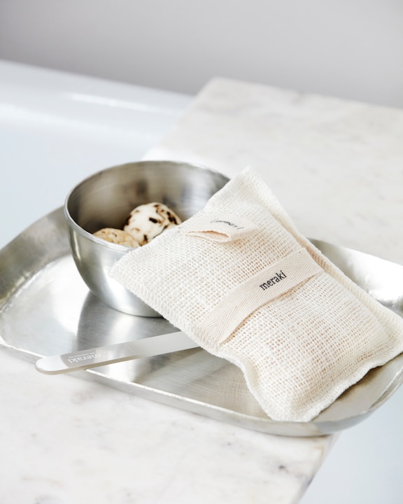 Actual product image Meraki Bath glove, Rosemary