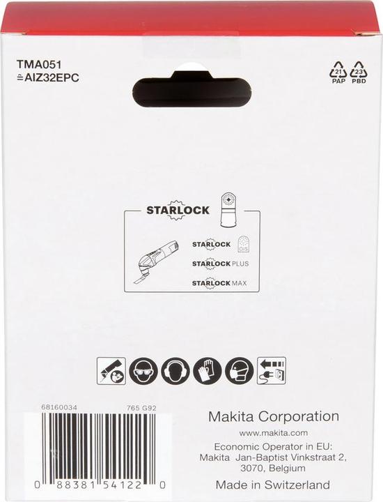 Image du produit Makita Lame de scie plongeante 32mm TMA051 20pcs