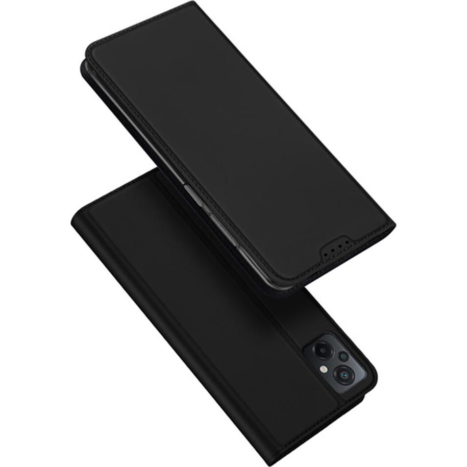 Dux Ducis Skin Pro Series Bookcover (Xiaomi Poco M5), Smartphone Hülle, Schwarz