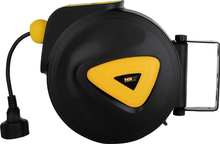 Produktbild MSW Kabelaufroller Automatik Automatisch Kabeltrommel Kabelverlängerung Decke 10M (10 m, 4.50 mm²)