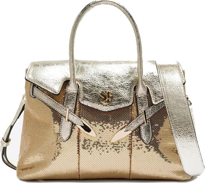 Immagine prodotto Secret Pon Pon Damen Handtasche - Modell Valoria Prime - 100% Polyurethan - 31.5 X 22.5 X 14.5 Cm